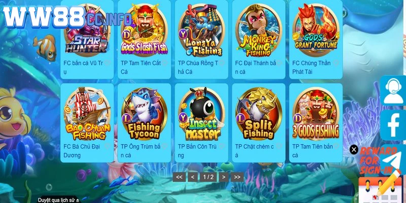 Fishing Tycoon là phiên bản bắn cá WW88 vui nhộn